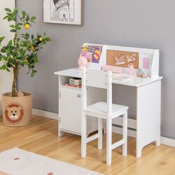 Набор стол + стульчик Costway HY10278WH (White)