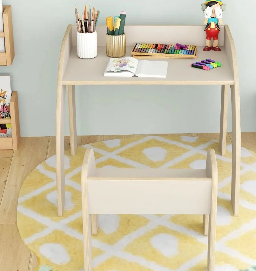 Set masa + scaun Costway HY10352WH (White)