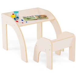 Set masa + scaun Costway HY10352WH (White) Thumb