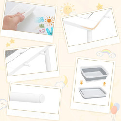 Set masa + scaun Costway TP10245NA (White) Thumb