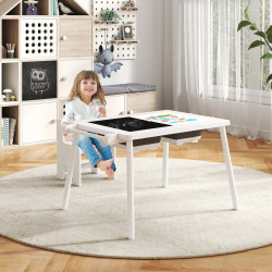 Set masa + scaun Costway TP10245NA (White) Thumb
