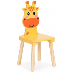 Set masa + 2 scaune Ecotoys 6162 (Yellow/Natural) Thumb