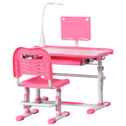Set banca si scaun Homcom 312-059PK (Pink) Thumb