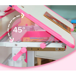 Набор парта со стулом Homcom 312-060PK (White/Pink) Thumb