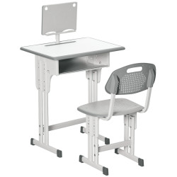 Set banca si scaun Homcom 312-061V00GY (Grey) Thumb