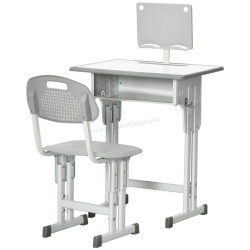 Set banca si scaun Homcom 312-061V00GY (Grey)