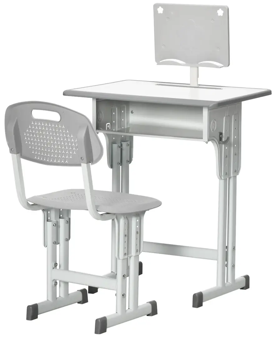 Set banca si scaun Homcom 312-061V00GY (Grey)