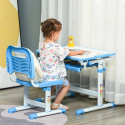 Set banca si scaun Homcom 312-064 (Blue) Thumb