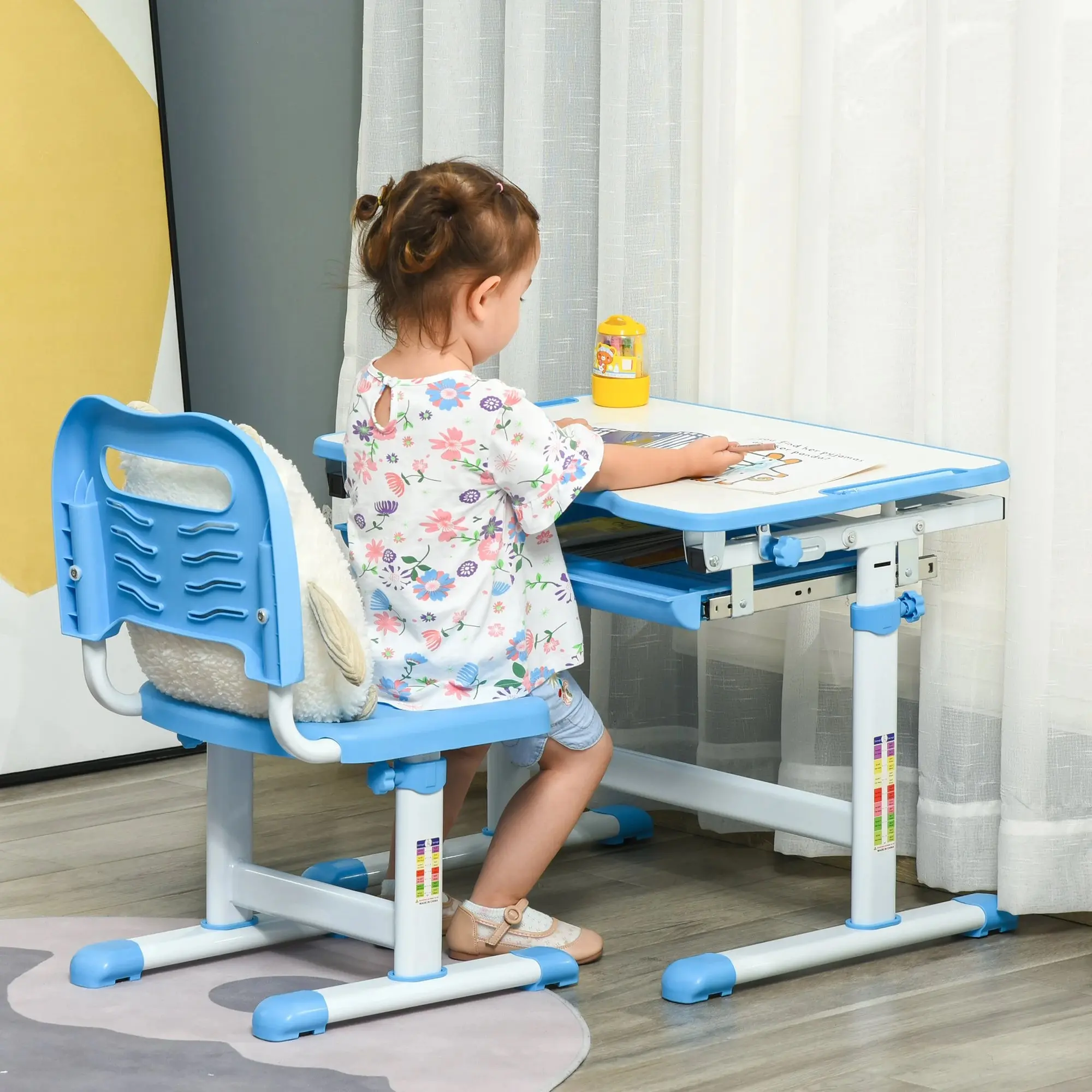 Set banca si scaun Homcom 312-064 (Blue) - 8