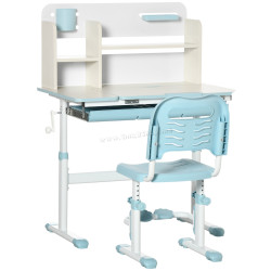 Set banca si scaun Homcom 312-087V00BU (Blue)