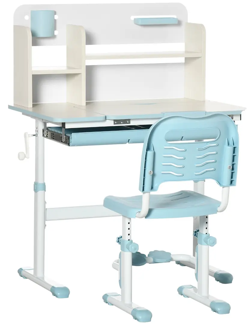 Set banca si scaun Homcom 312-087V00BU (Blue)