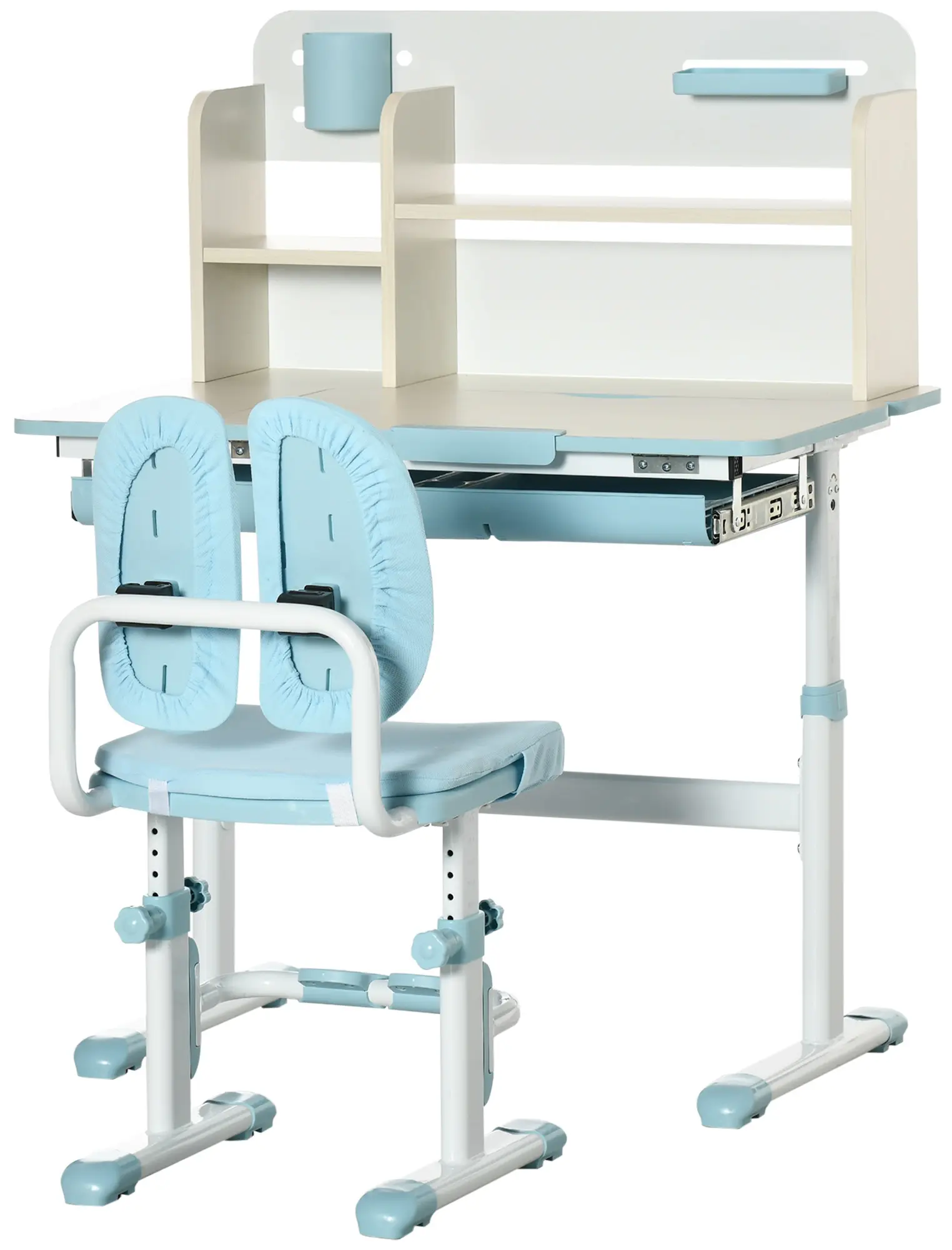 Set banca si scaun Homcom 312-088V00BU (Blue) - 2