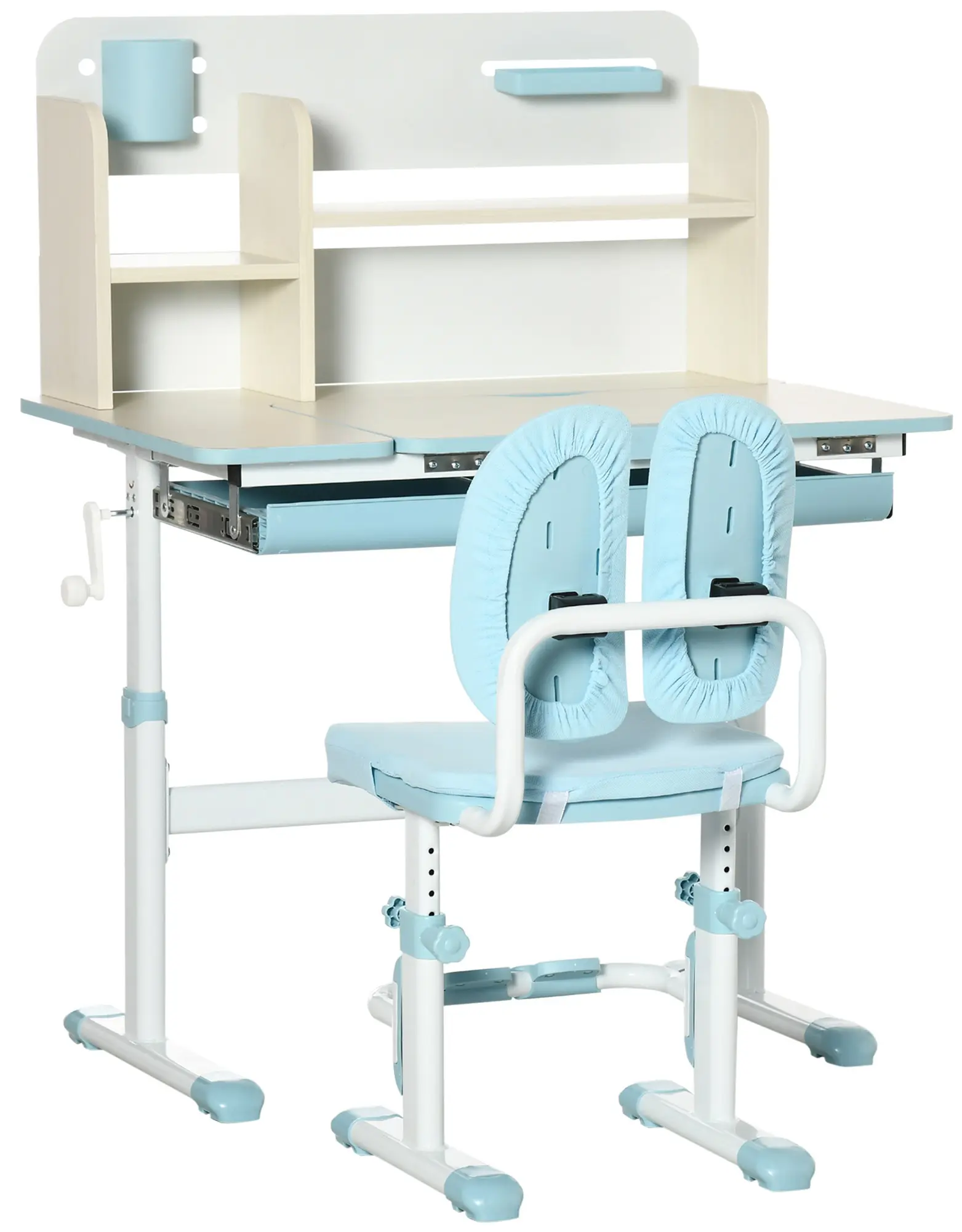 Set banca si scaun Homcom 312-088V00BU (Blue) - 3