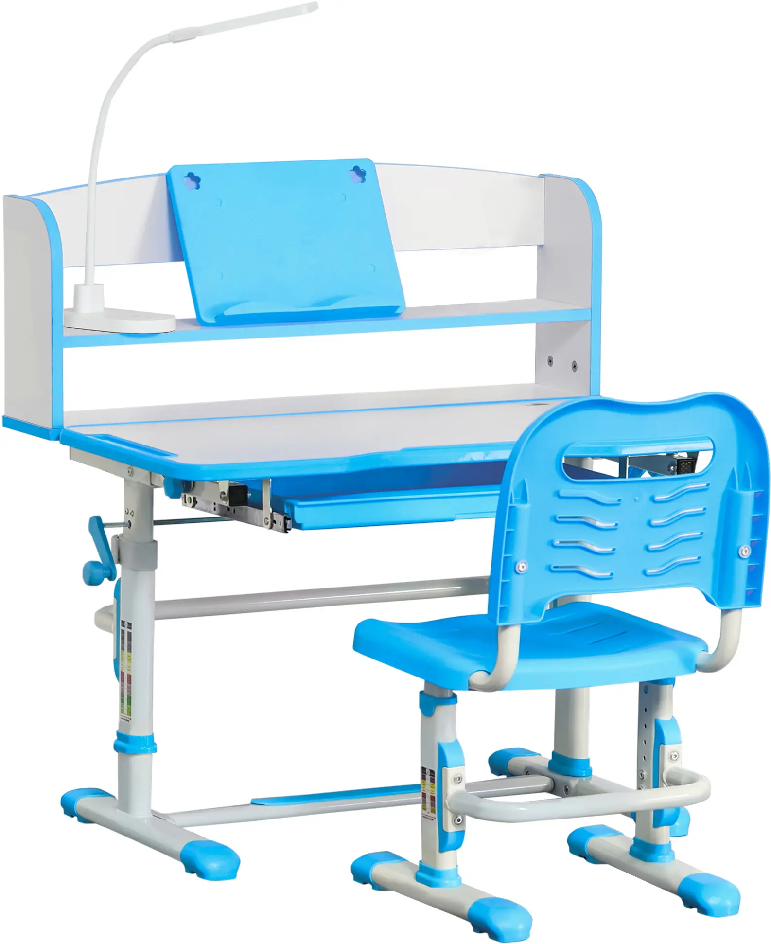 Set banca + scaun Homcom 312-060BU (Blue) - 2