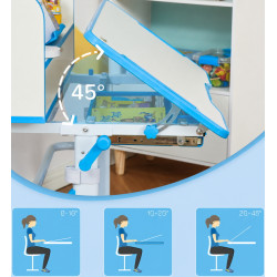 Set banca + scaun Homcom 312-060BU (Blue) Thumb