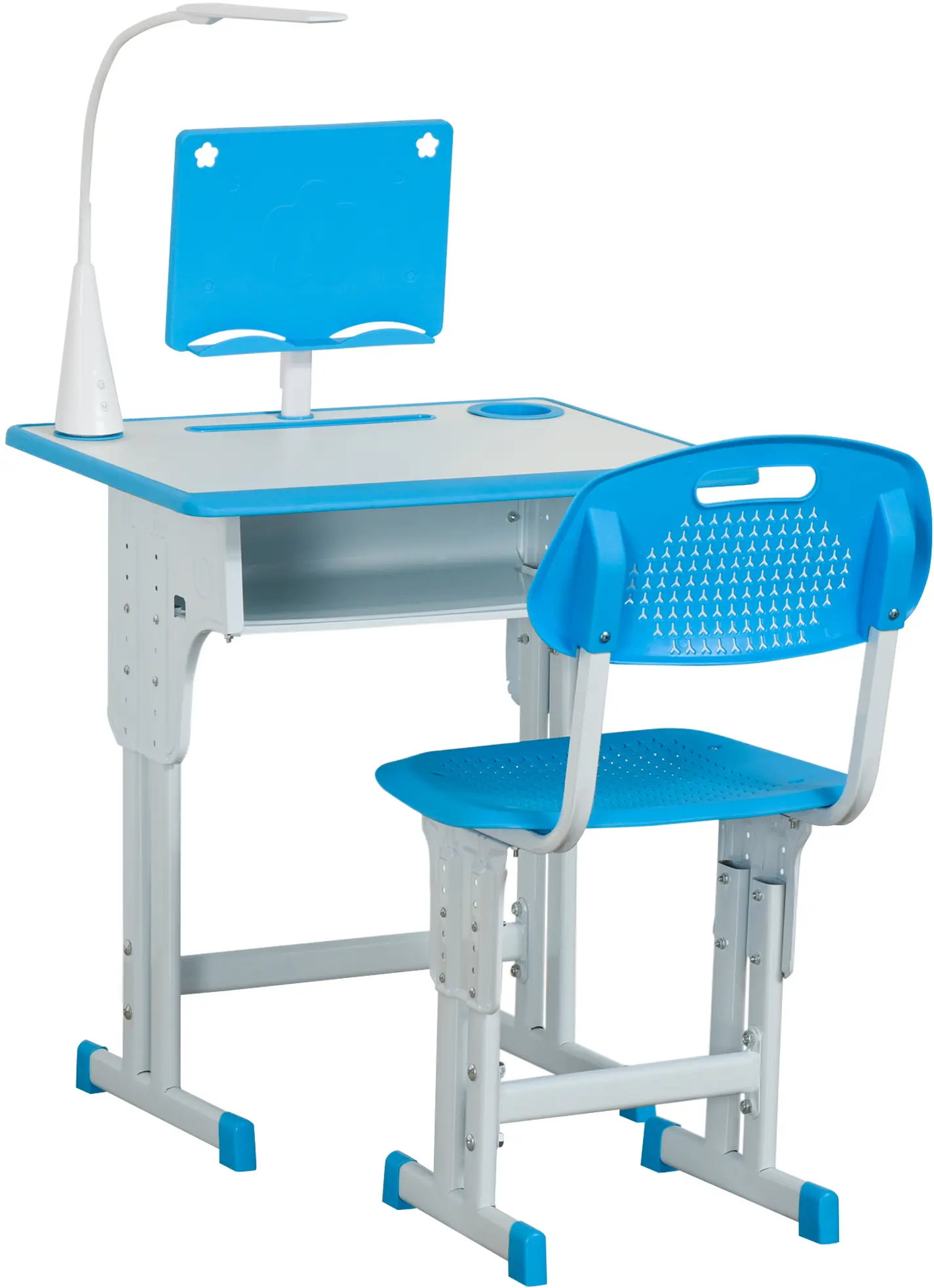 Set banca + scaun Homcom 312-061BU (Blue) - 2
