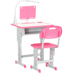 Набор парта + стул Homcom 312-061PK (Pink) Thumb