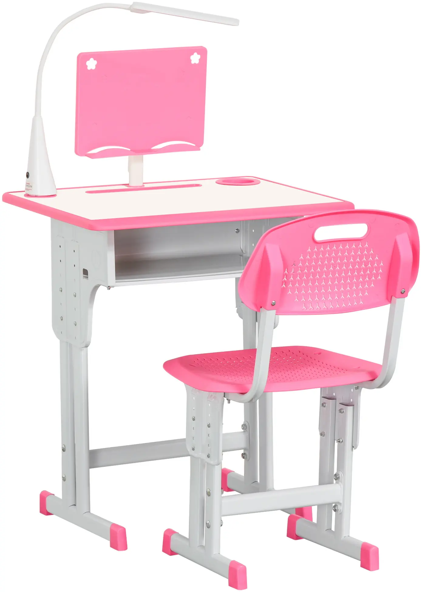 Набор парта + стул Homcom 312-061PK (Pink) - 2