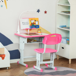 Набор парта + стул Homcom 312-061PK (Pink)