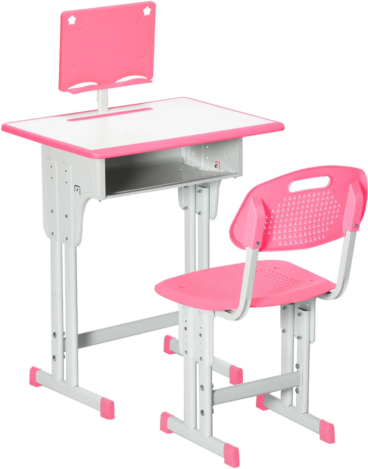Set banca + scaun Homcom 312-061V00PK (Pink) - 2