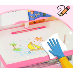 Set banca + scaun Homcom 312-061V00PK (Pink) Thumb