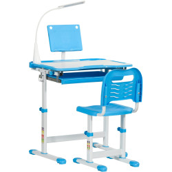 Set banca + scaun Homcom 312-062BU (Blue) Thumb