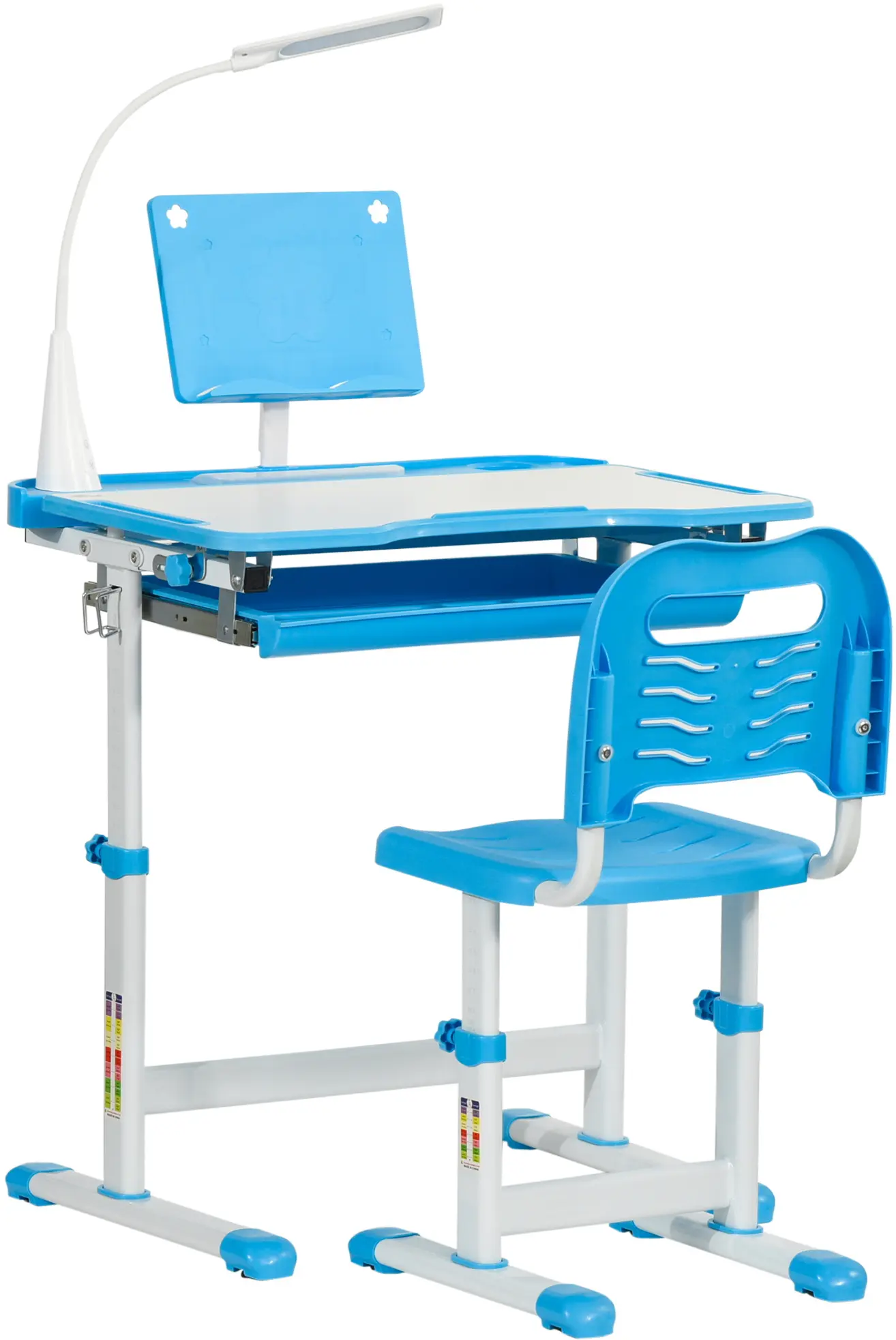 Set banca + scaun Homcom 312-062BU (Blue) - 2