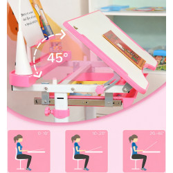 Set banca + scaun Homcom 312-062PK (Pink) Thumb