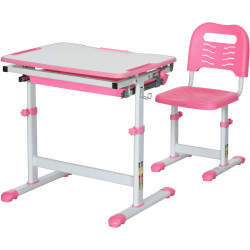 Set banca + scaun Homcom 312-064V80PK (Pink) Thumb