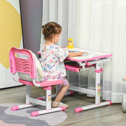 Set banca + scaun Homcom 312-064V80PK (Pink) Thumb