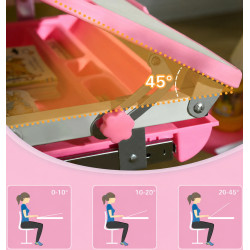 Set banca + scaun Homcom 312-064V80PK (Pink) Thumb