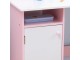 Набор стол + стул Homcom 312-089V00PK 90x45x85 cm (White/Pink)