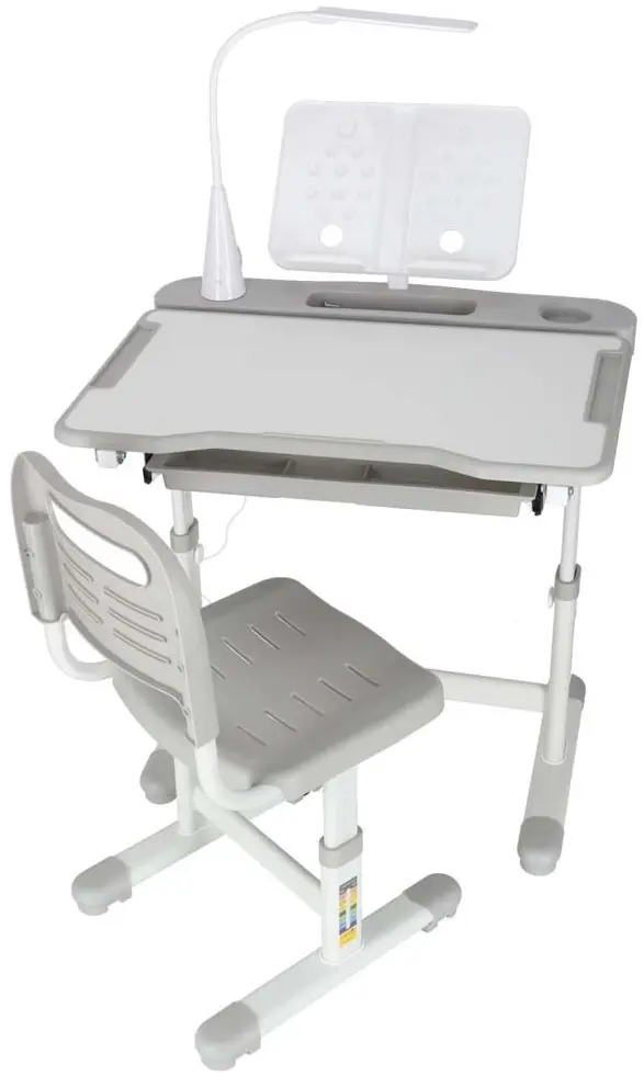 Set masa+scaun Ikonka KX2974 (Grey) - 2