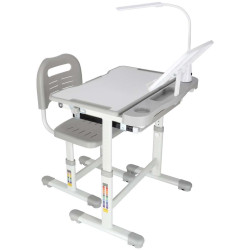 Set masa+scaun Ikonka KX2974 (Grey) Thumb