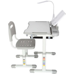 Set masa+scaun Ikonka KX2974 (Grey) Thumb