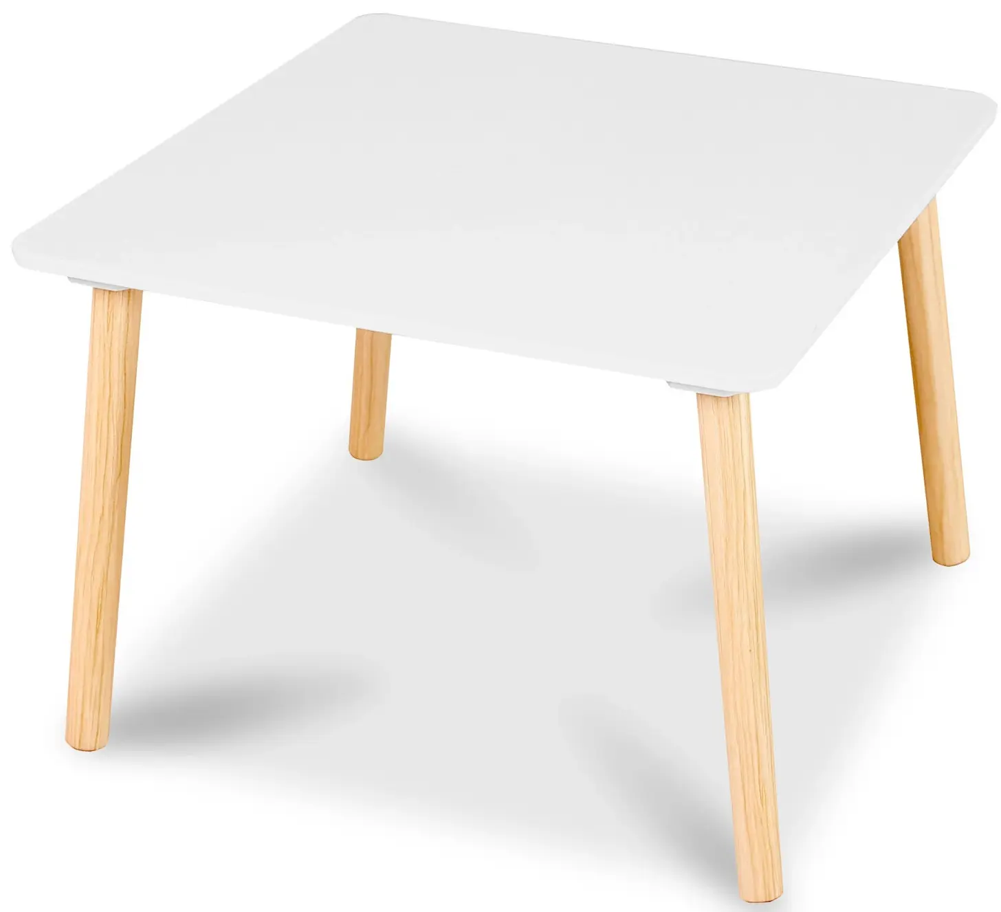 Набор стол + 2 стульчика Ricokids RC-848 (White/Natural) - 4