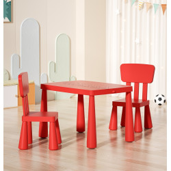 Set masa + 2 scaune SMDToys Mammut BS8836 (Red)