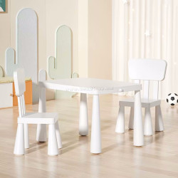 Set masa + 2 scaune SMDToys Mammut BS8836 (White)