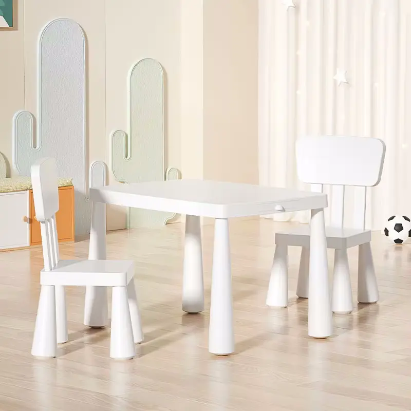 Set masa + 2 scaune SMDToys Mammut BS8836 (White)