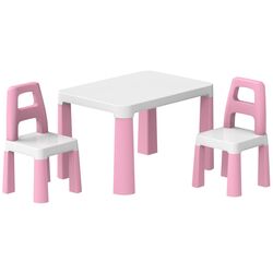 Набор стол+2 стульчика TechnoK 0457 (White/Pink) Thumb