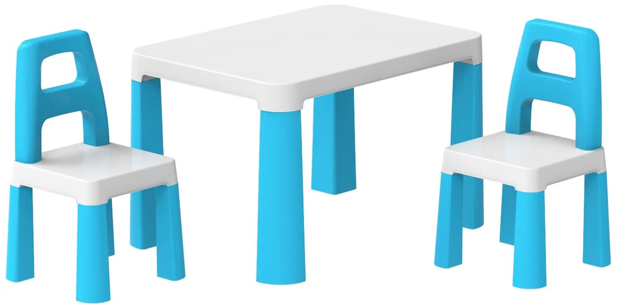 Набор стол+2 стульчика TechnoK 0471 (White/Blue)