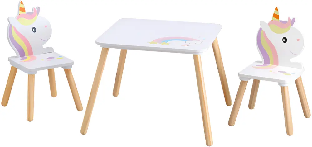 Set masa + 2 scaune Tempo Kondela Saver Typ 1 (White/Natural)