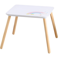 Set masa + 2 scaune Tempo Kondela Saver Typ 1 (White/Natural) Thumb