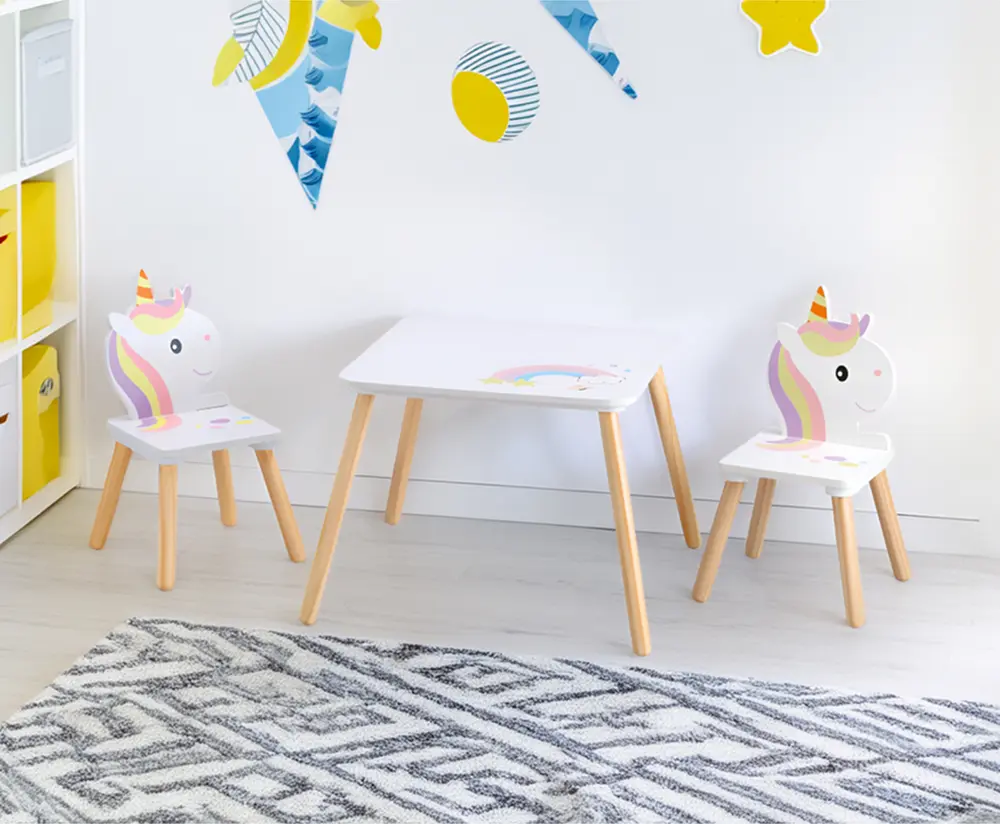 Set masa + 2 scaune Tempo Kondela Saver Typ 1 (White/Natural)