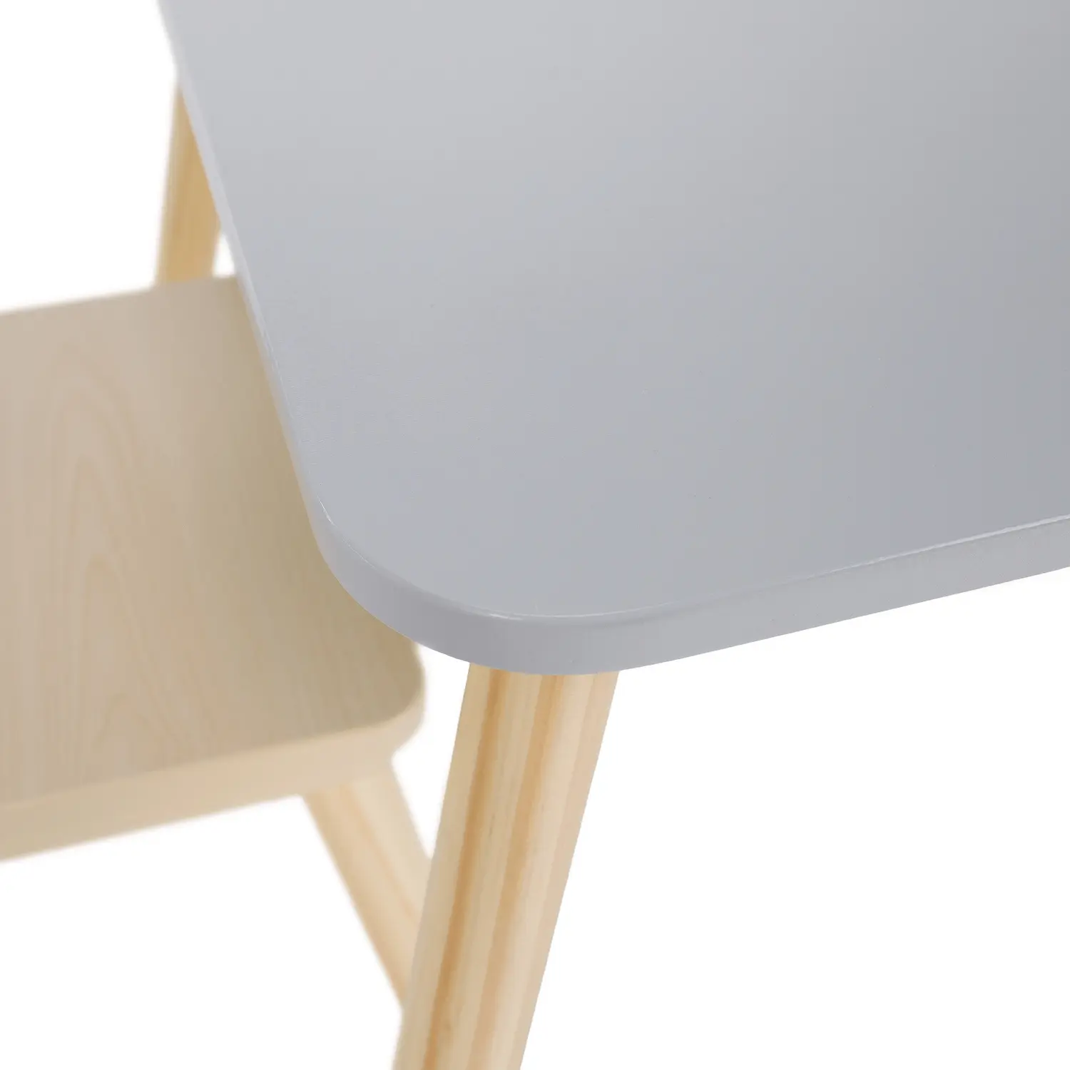 Набор стол + 2 стульчика Tempo Kondela Saver TYP 2 (Grey/Natural) - 7