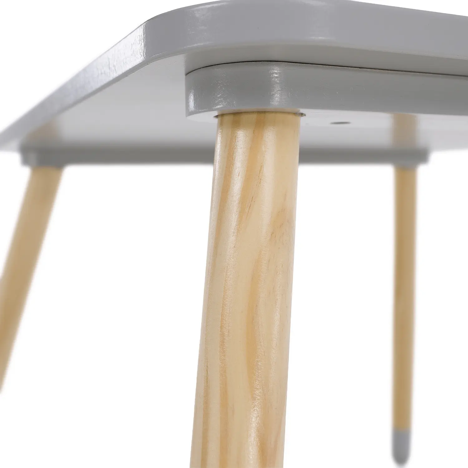 Набор стол + 2 стульчика Tempo Kondela Saver TYP 2 (Grey/Natural) - 9