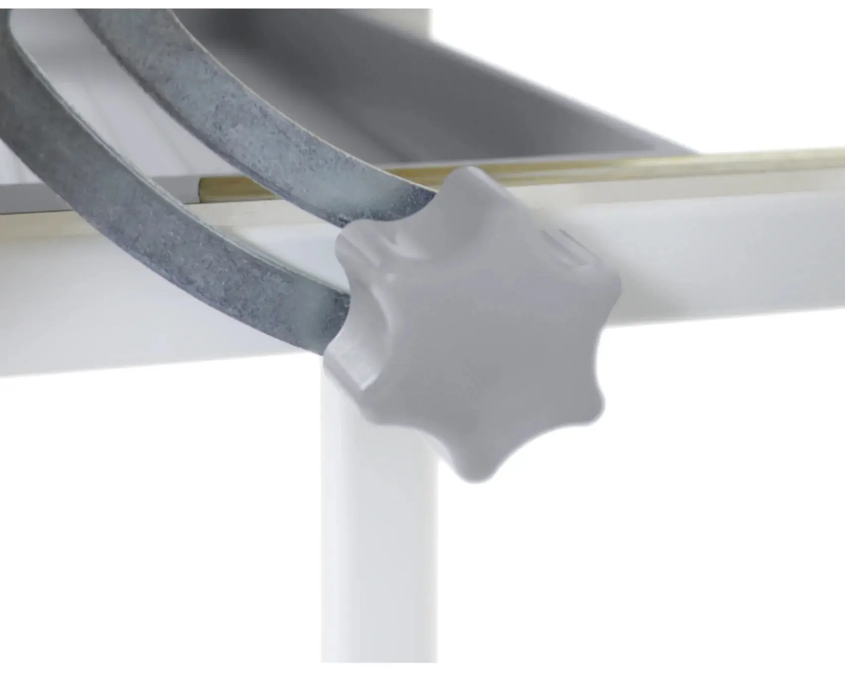 Set masa + scaun Tempo Kondela Zion (Grey/White) - 11