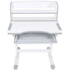 Set masa + scaun Tempo Kondela Zion (Grey/White) Thumb