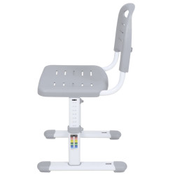Set masa + scaun Tempo Kondela Zion (Grey/White) Thumb