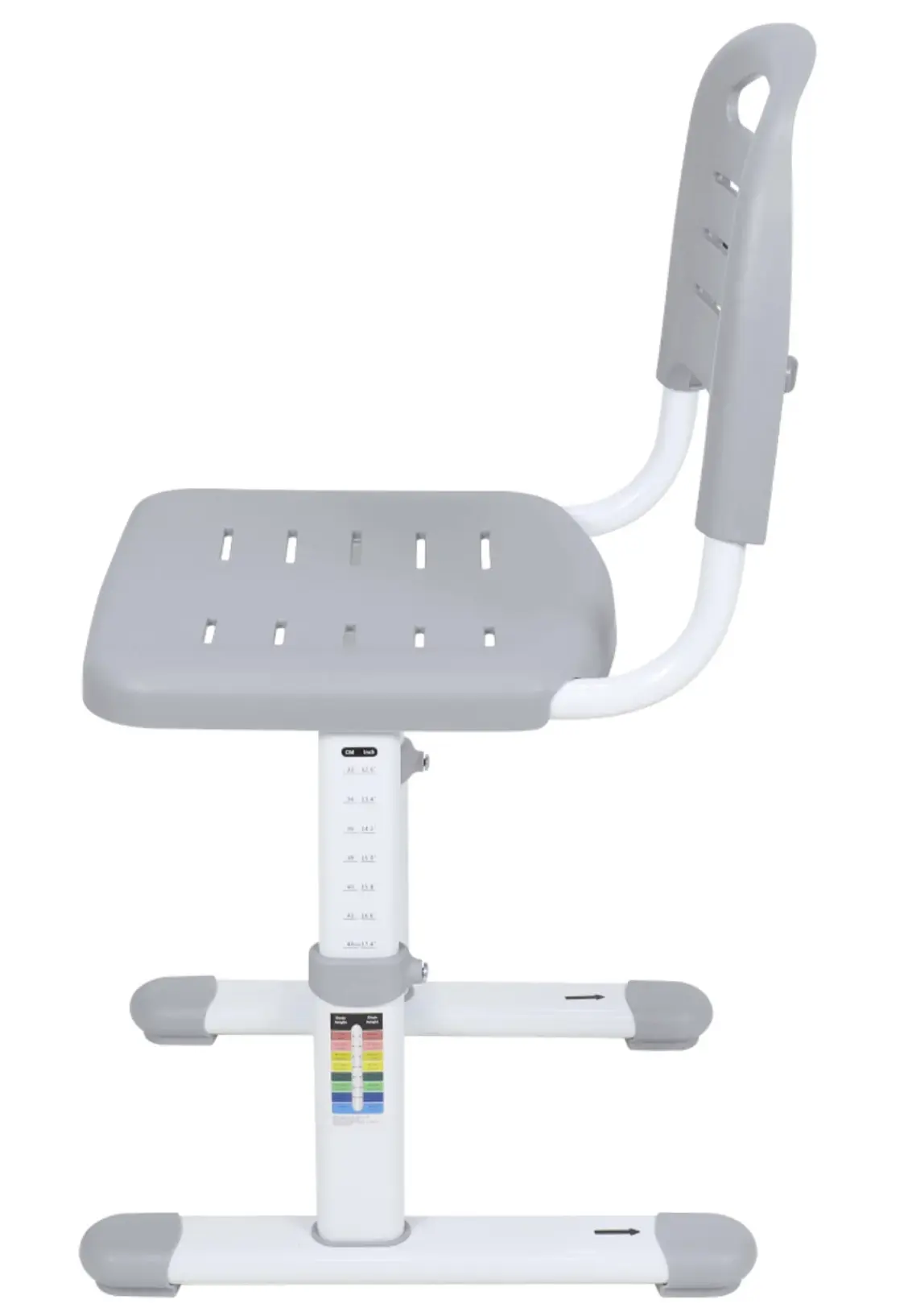 Set masa + scaun Tempo Kondela Zion (Grey/White) - 13